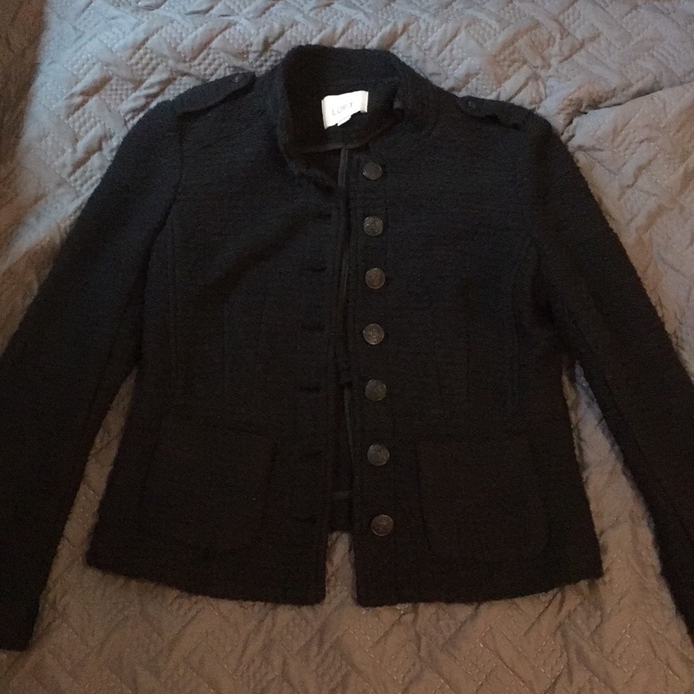 Black Military Style Blazer